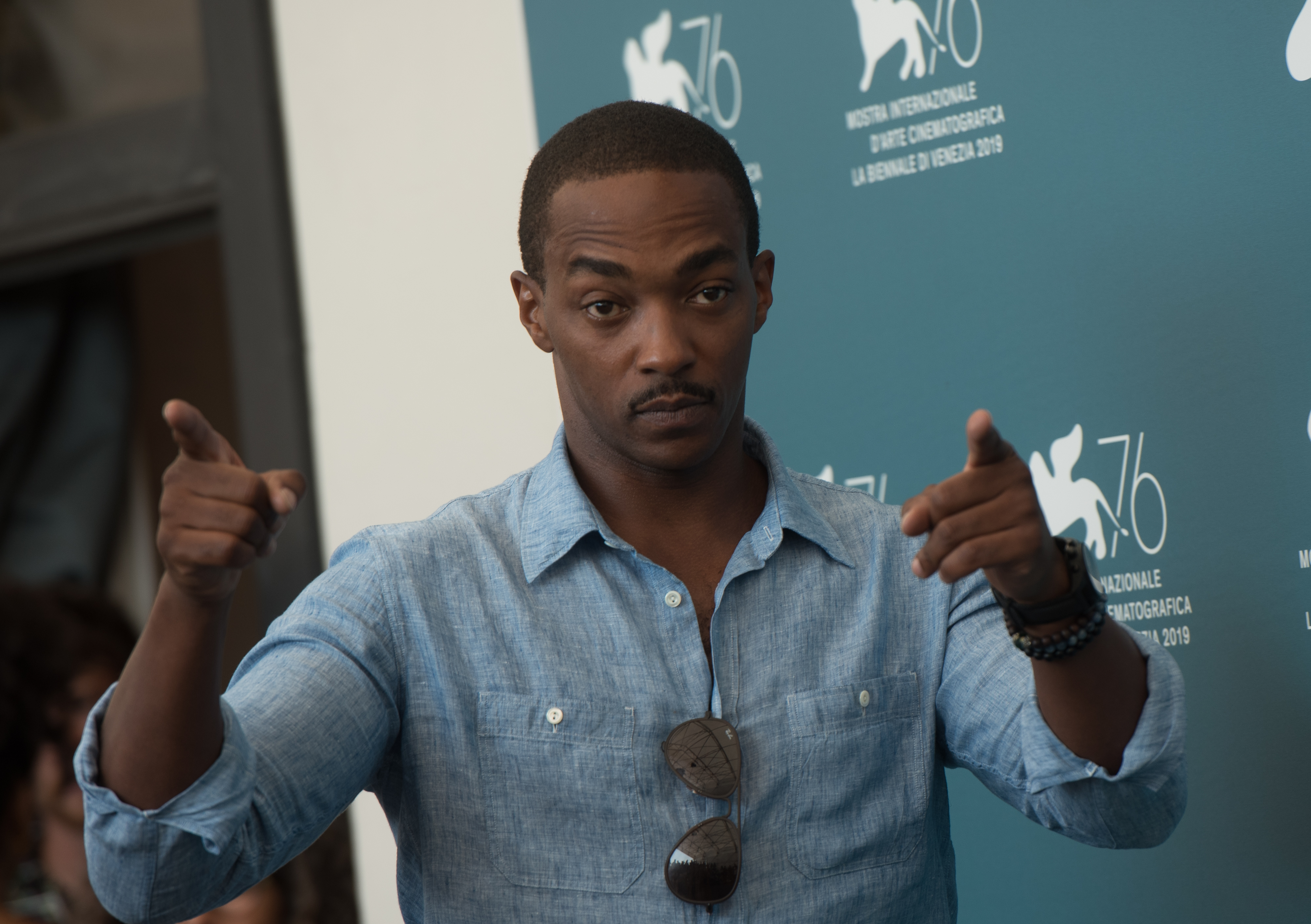 — italie venise cinema 76th mostra del cinema 31 08 2019 seberg anthony mackie